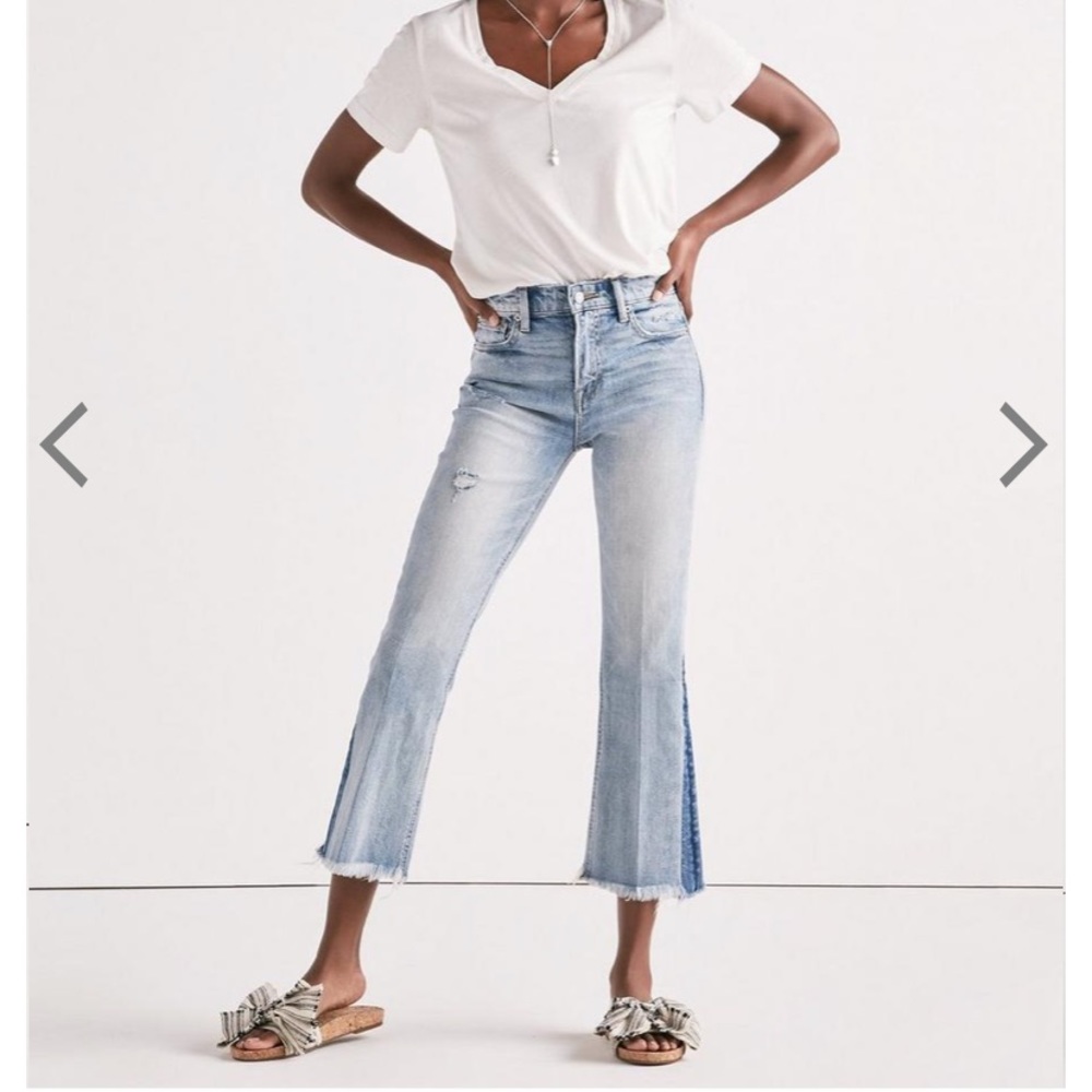 Lucky Brand Bridgette Cropped Flare Jean Size 4/27